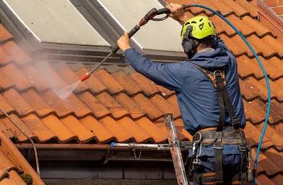 Démoussage et hydrofuge de toiture à Douilly